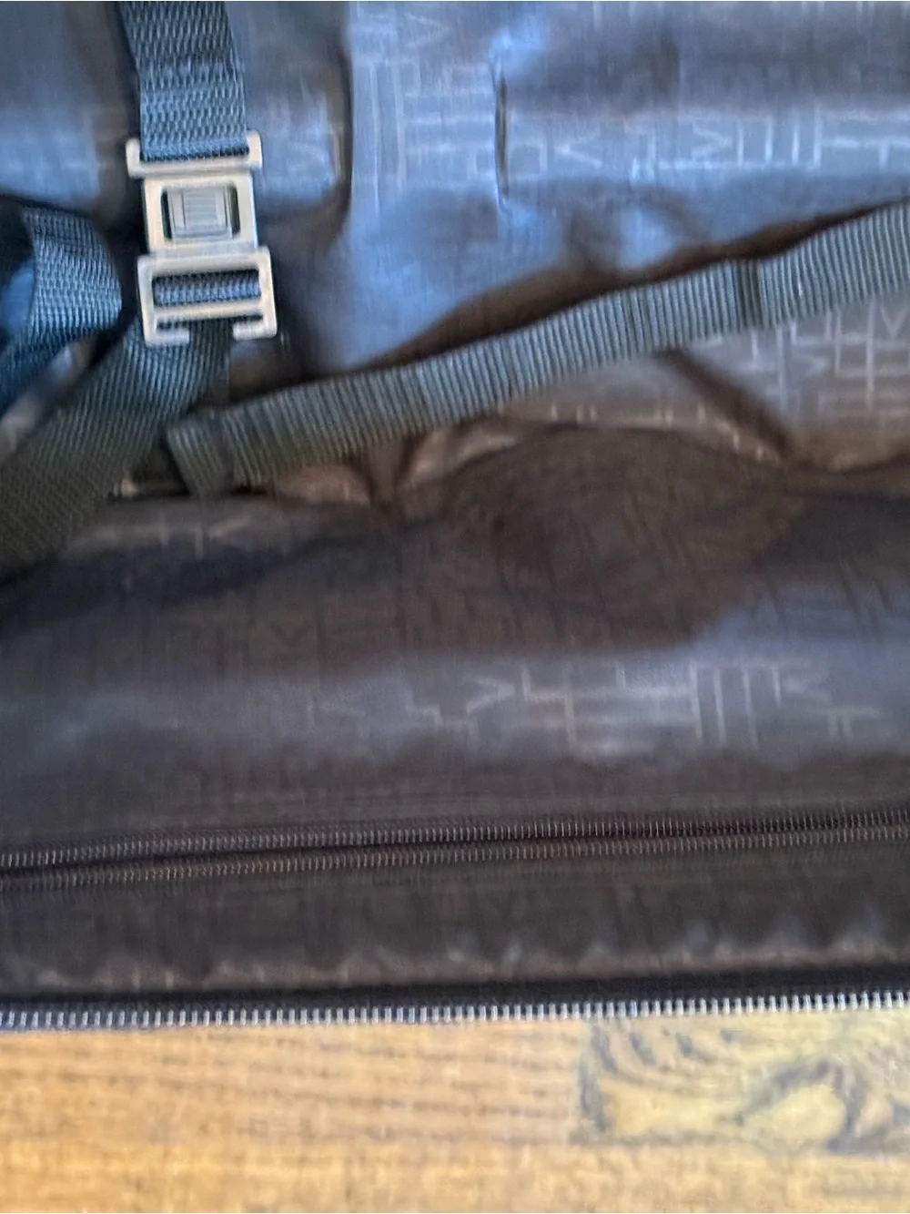 Diane Von Furstenberg DVF Black monogram Luggage 25” Carry-On suitcase